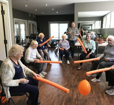 Keeping exercise fun with seniors