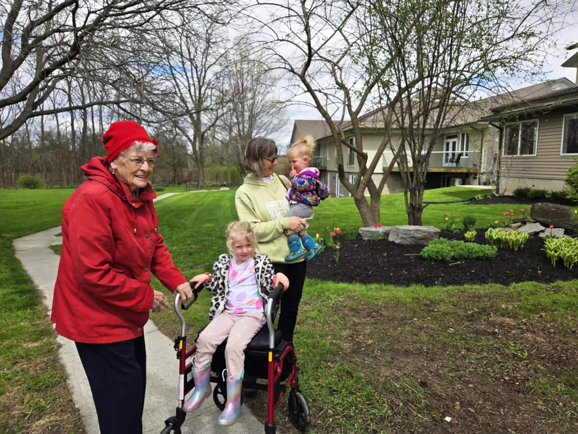Cherished Moments: Family Time in Full Bloom